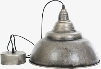 Bild av industriell taklampa med rustik finish