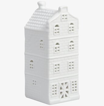 Bild av dekorativ ljuslykta i form av kanalhus