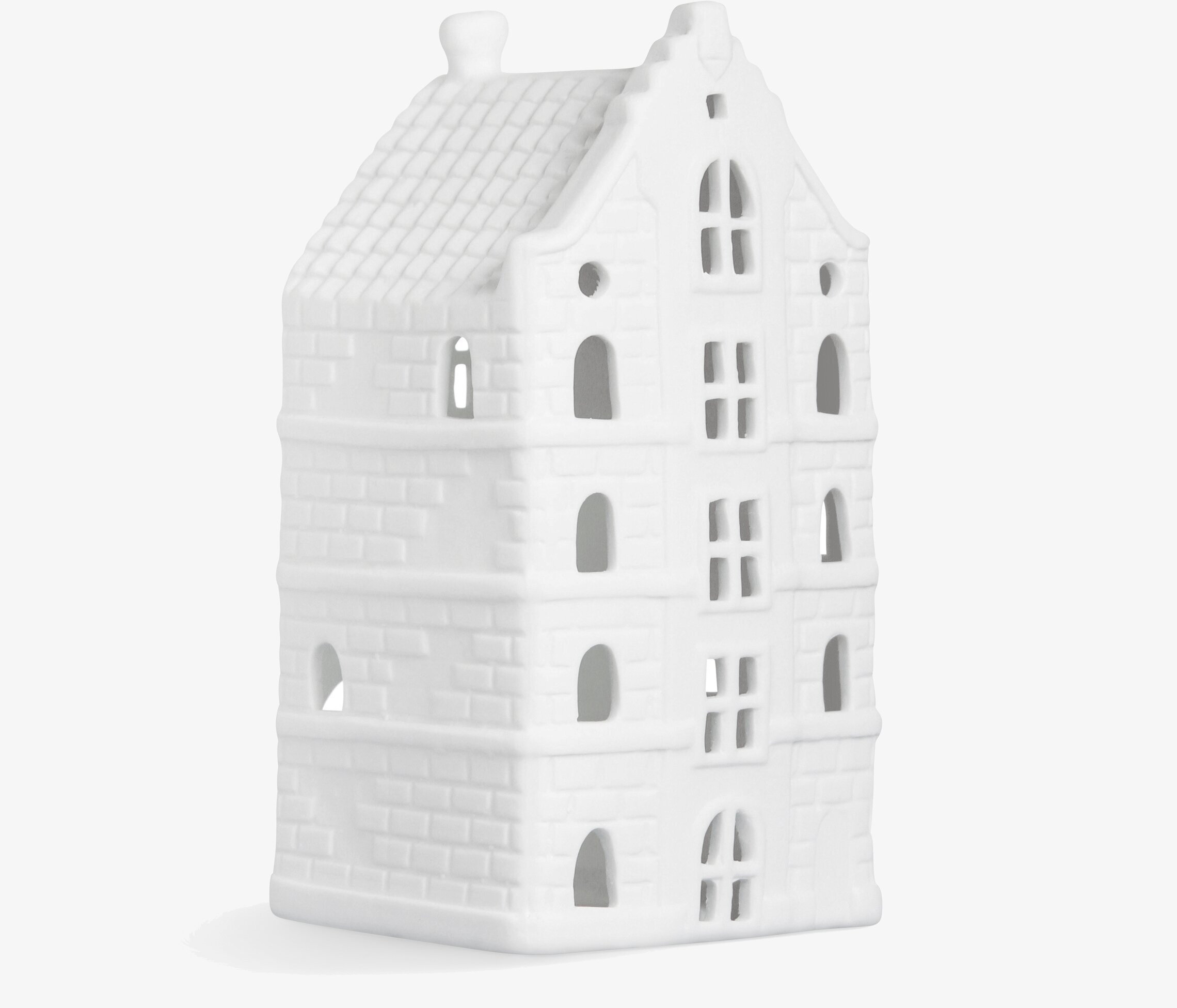 Ljuslykta Warehouse från K Amsterdam i vitt porslin