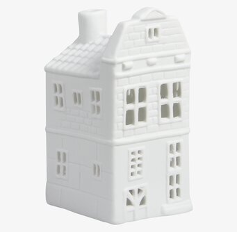 Bild av detaljrik ljuslykta formad som kanalhus