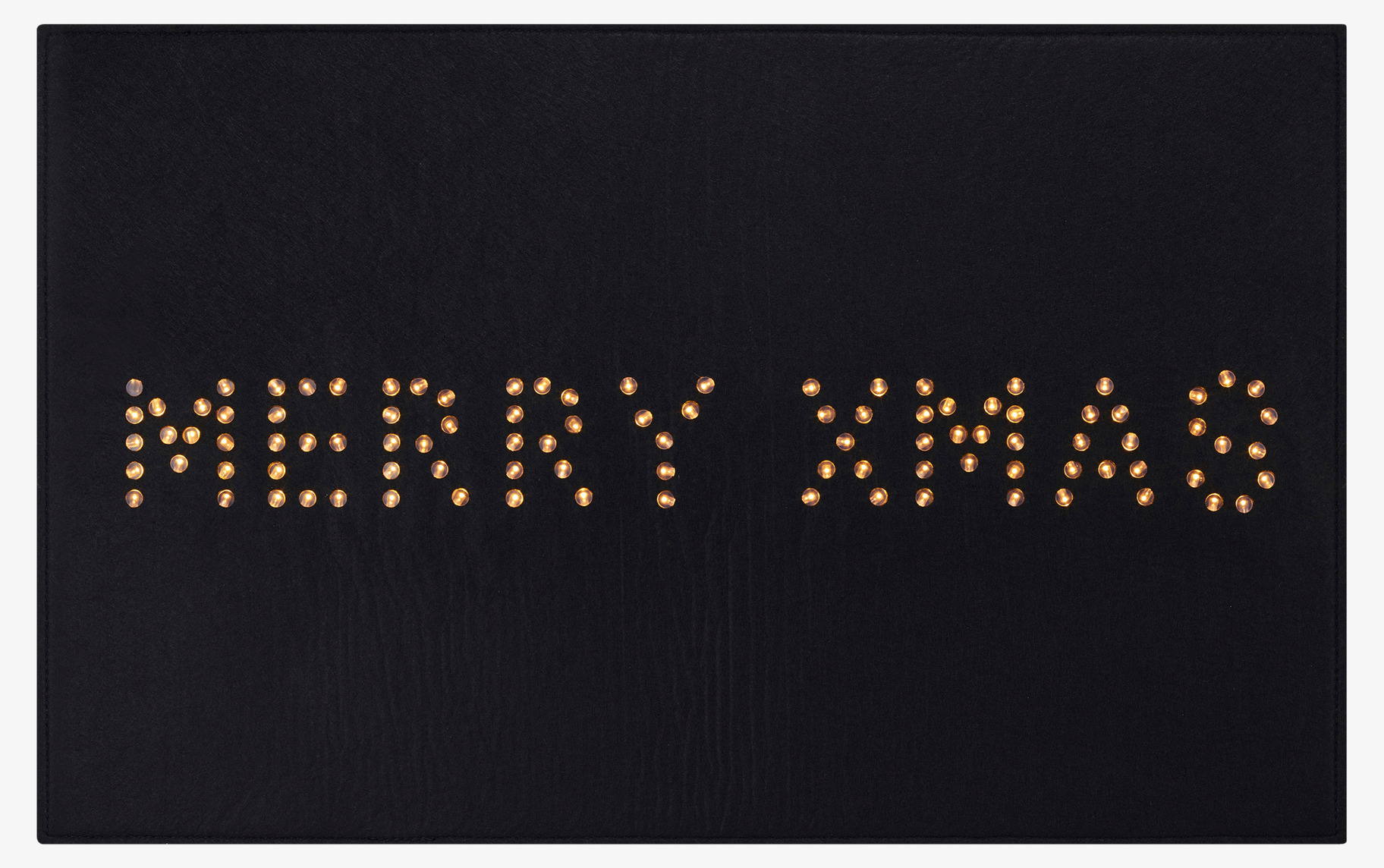 Golvdekoration Merry Xmas från Markslöjd med lysande text