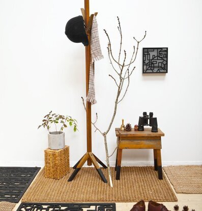 Bild av harmonisk inredning med naturliga element