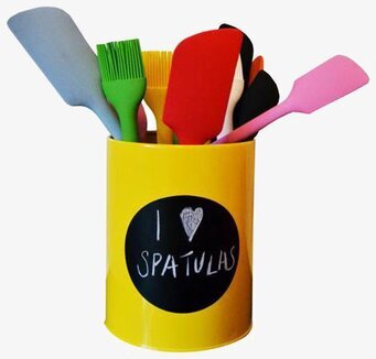 Silikon Slickepott Liten från La Shelf i färgglad behållare