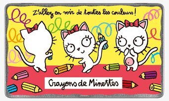 Bild av färgglad och lekfull pennbox med katter