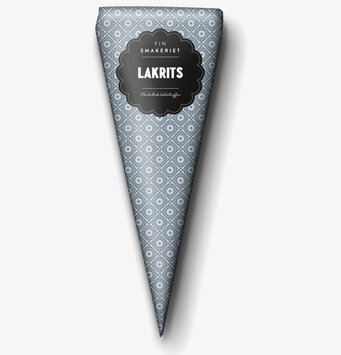 Bild av elegant förpackad chokladtryffel med lakrits