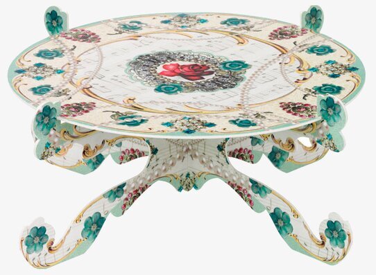 Tårtfat Pastries & Pearls från Talking Tables med blommor