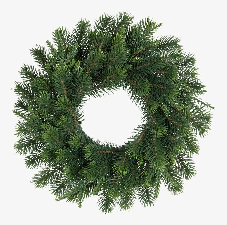 Krans Gran Mörkgrön från A Lot Decoration på neutral bakgrund
