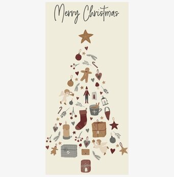 Bild av charmig juldesign med traditionella motiv