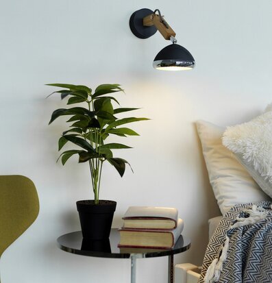 Bild av stilren interiör med elegant belysning