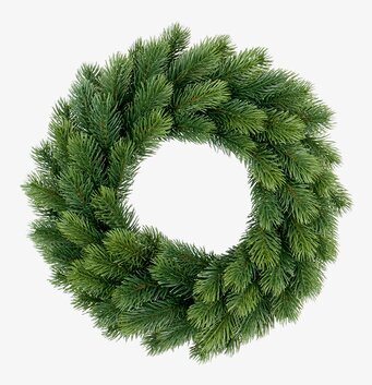 Bild av granriskrans: Naturlig och tidlös dekoration