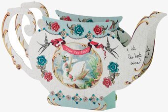 Bild av unik vas med fantasifull design och livfulla färger