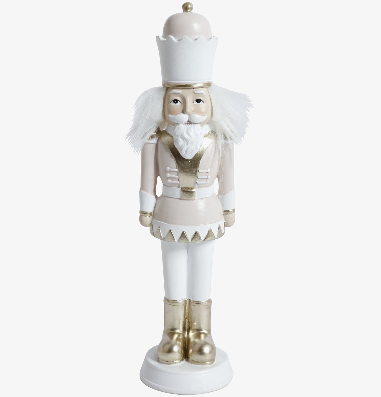 Nötknäppare Rosa 22 Cm från Silkflower, elegant och detaljrik