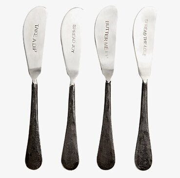 Odin Smörknivar Set/4 från Affari med eleganta detaljer