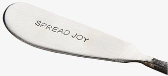 Bild av stilren smörkniv med elegant form och textur