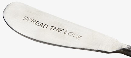 Odin Smörknivar Set/4 från Affari med ingraverad text