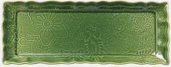 Bild av rektangulärt fat med intrikata mönster