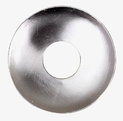 Ljusmanschett Silver från Strömshaga i glänsande metall