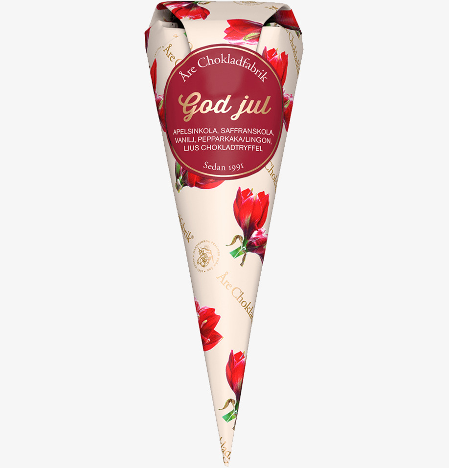 God Jul - Chokladstrut från Åre Chokladfabrik i juldesign