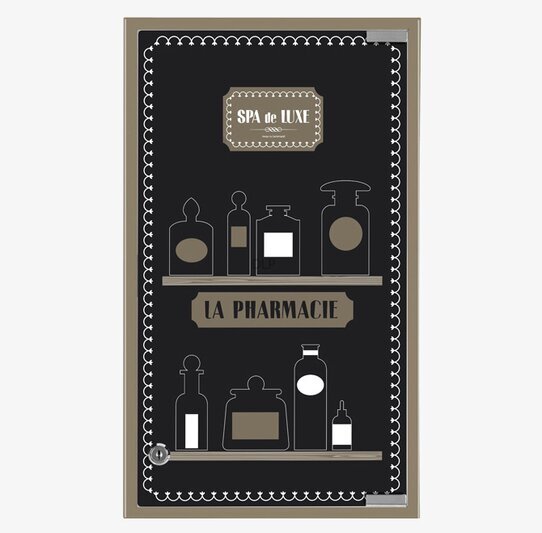 Bild av stilrent medicinskåp med elegant design och funktion