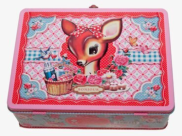 Matlåda Rådjur från Wu & Wu med lekfullt och retro motiv