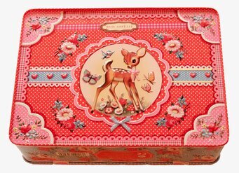 Bild av färgglad och detaljrik matlåda med rådjur