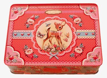 Matlåda Rådjur från Wu & Wu med polkaprickigt mönster