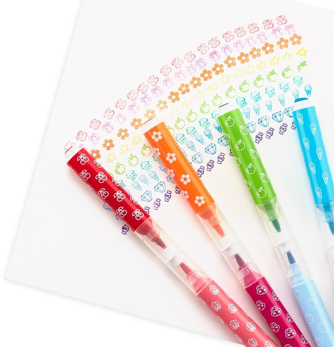 Stampables Scented Markers från Ooly i fem färger och dofter