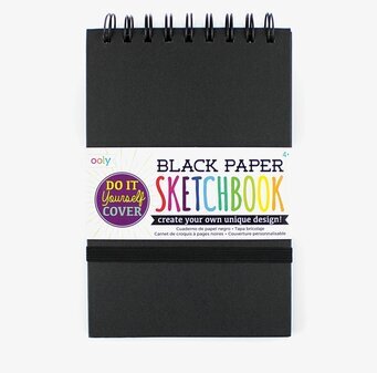 Bild av elegant och kreativ DIY skissbok med spiral