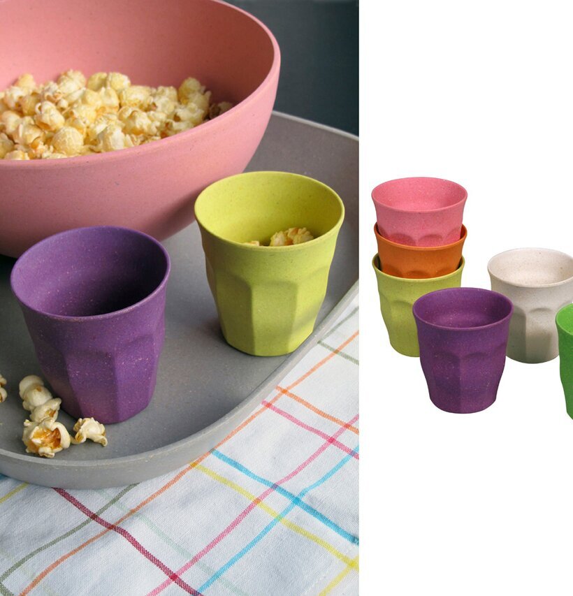 Mugg Kupig från Zuperzozial i olika färger och en skål