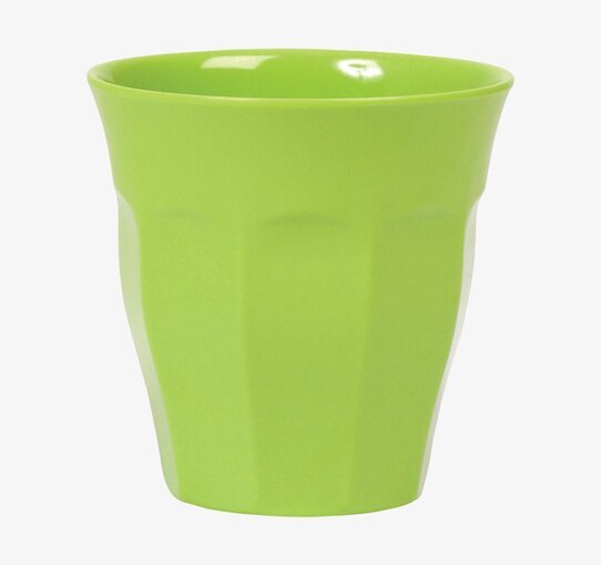Mugg Grön från Rice, färgstark och hållbar melaminmugg