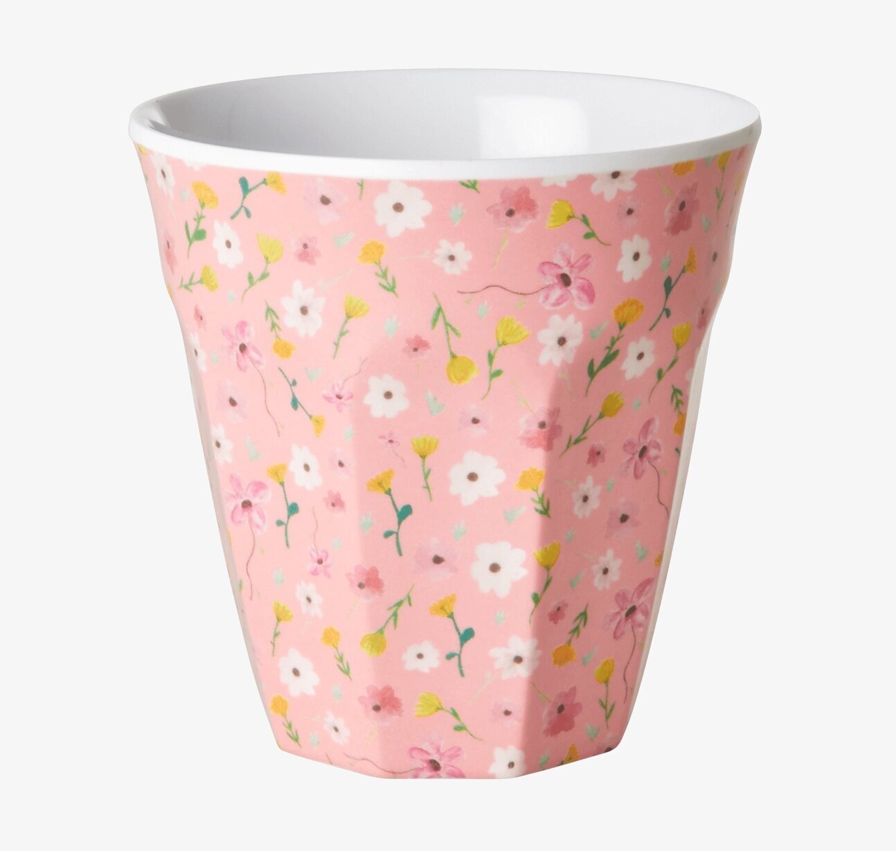 Mugg Pink Flower Print från Rice med blommönster i rosa