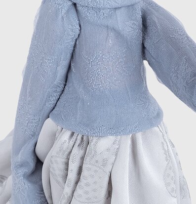 Foto av unik och konstnärlig bordslampa med stil