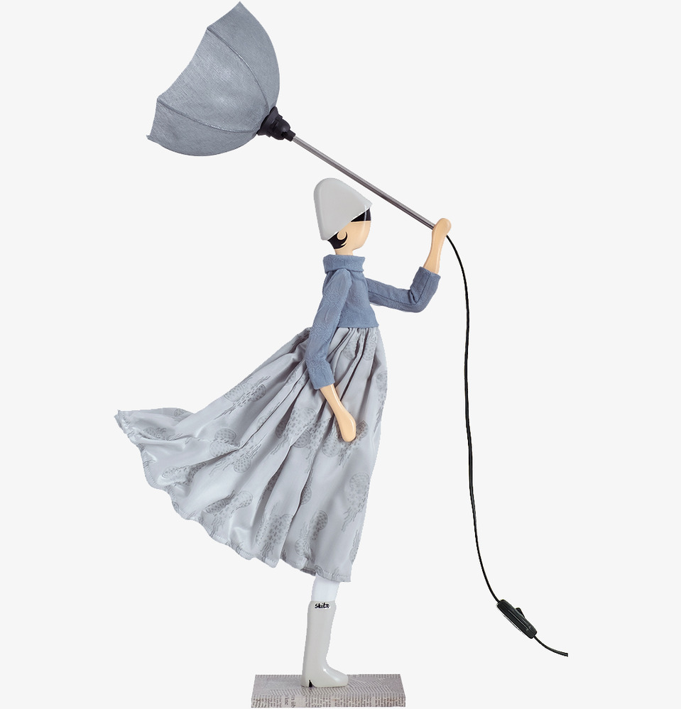 Bild av unik och kreativ bordslampa för heminredning