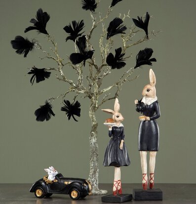 Bild av fantasifulla skulpturer och dekorativa element