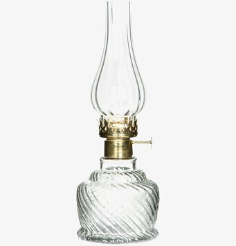 Bild av dekorativ ljuslykta med gyllene detaljer