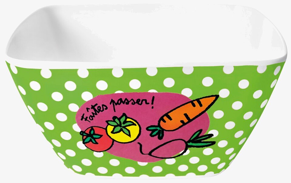 Skål Snacks grön från Derriére la porte med färgglad design