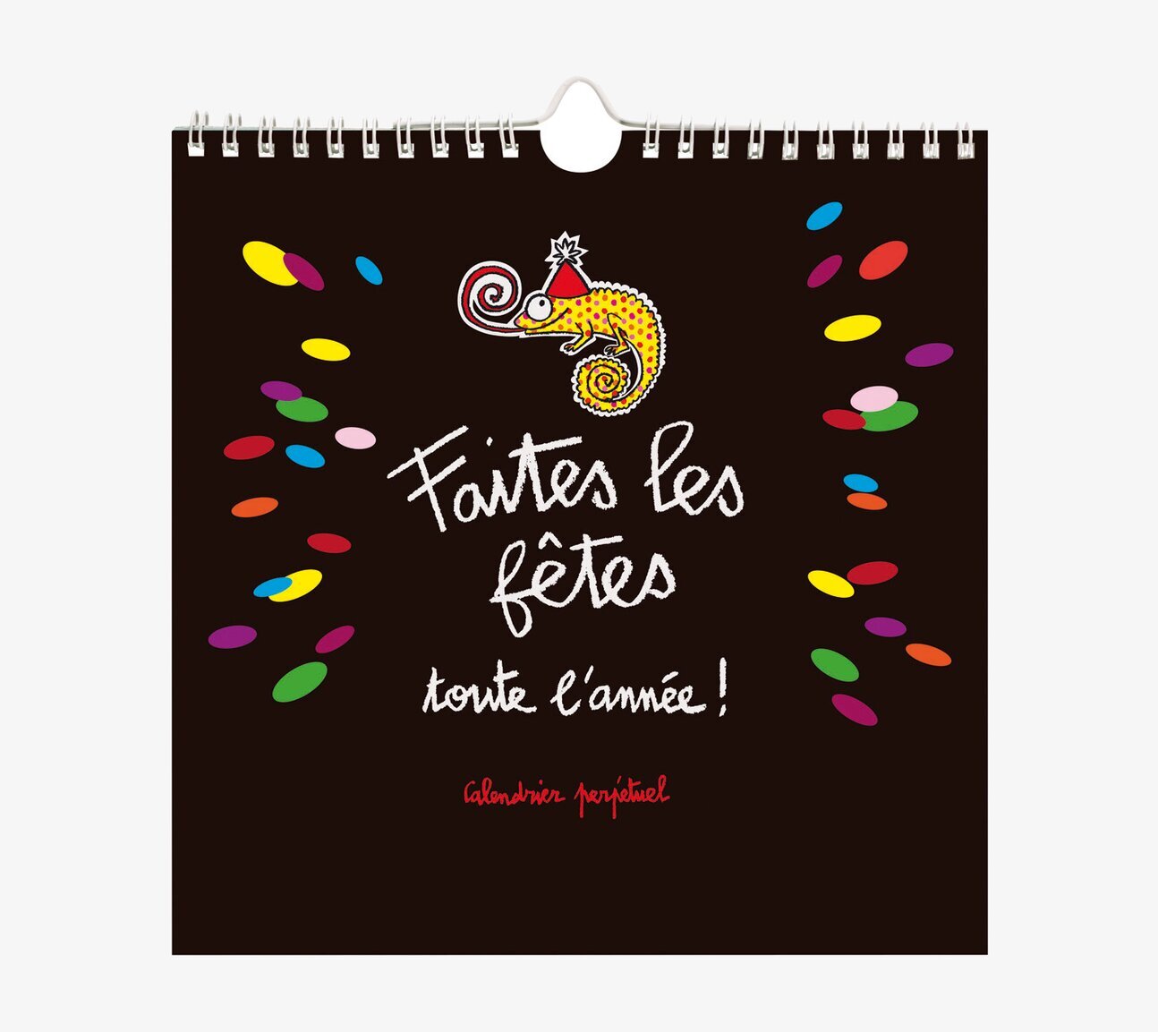 Bild av färgglad födelsedagskalender med festlig design