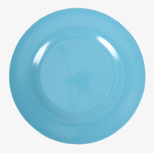 Bild av turkos melaminassiett med elegant design
