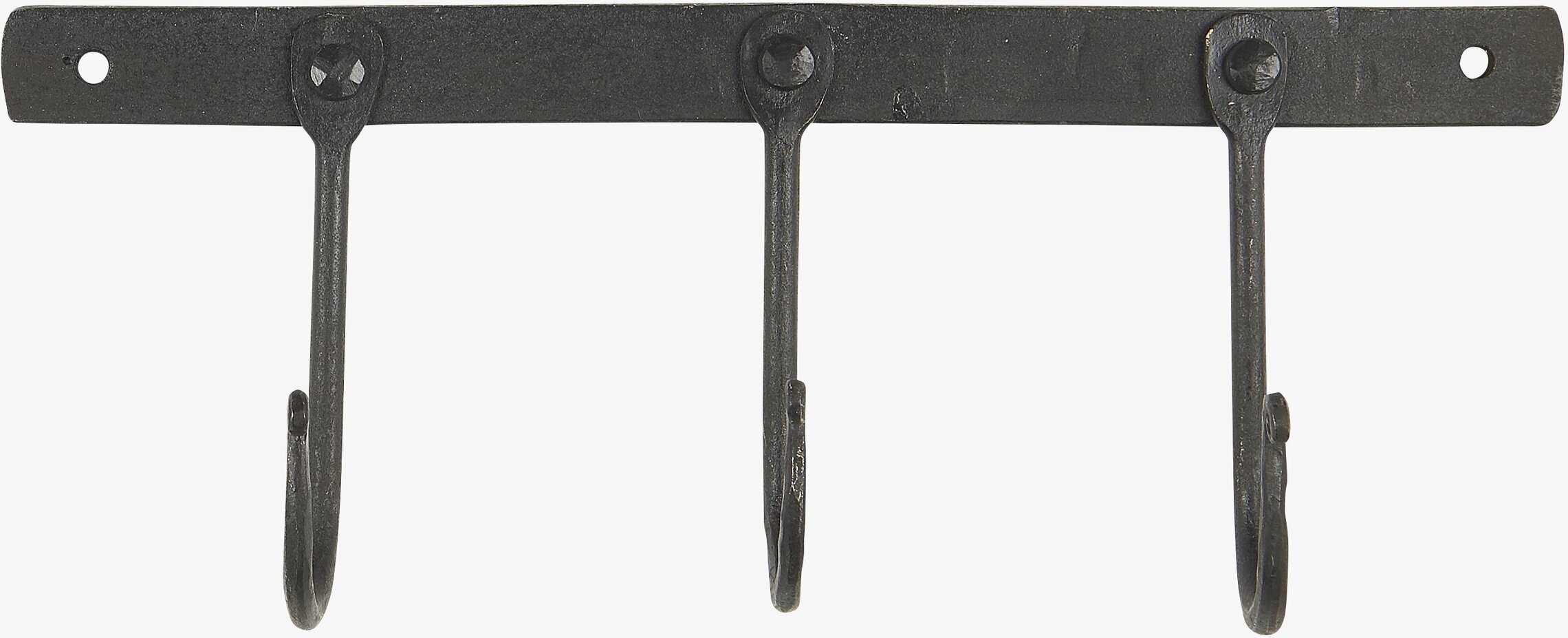 Väggkrokar Järn svart från IB Laursen, tre krokar