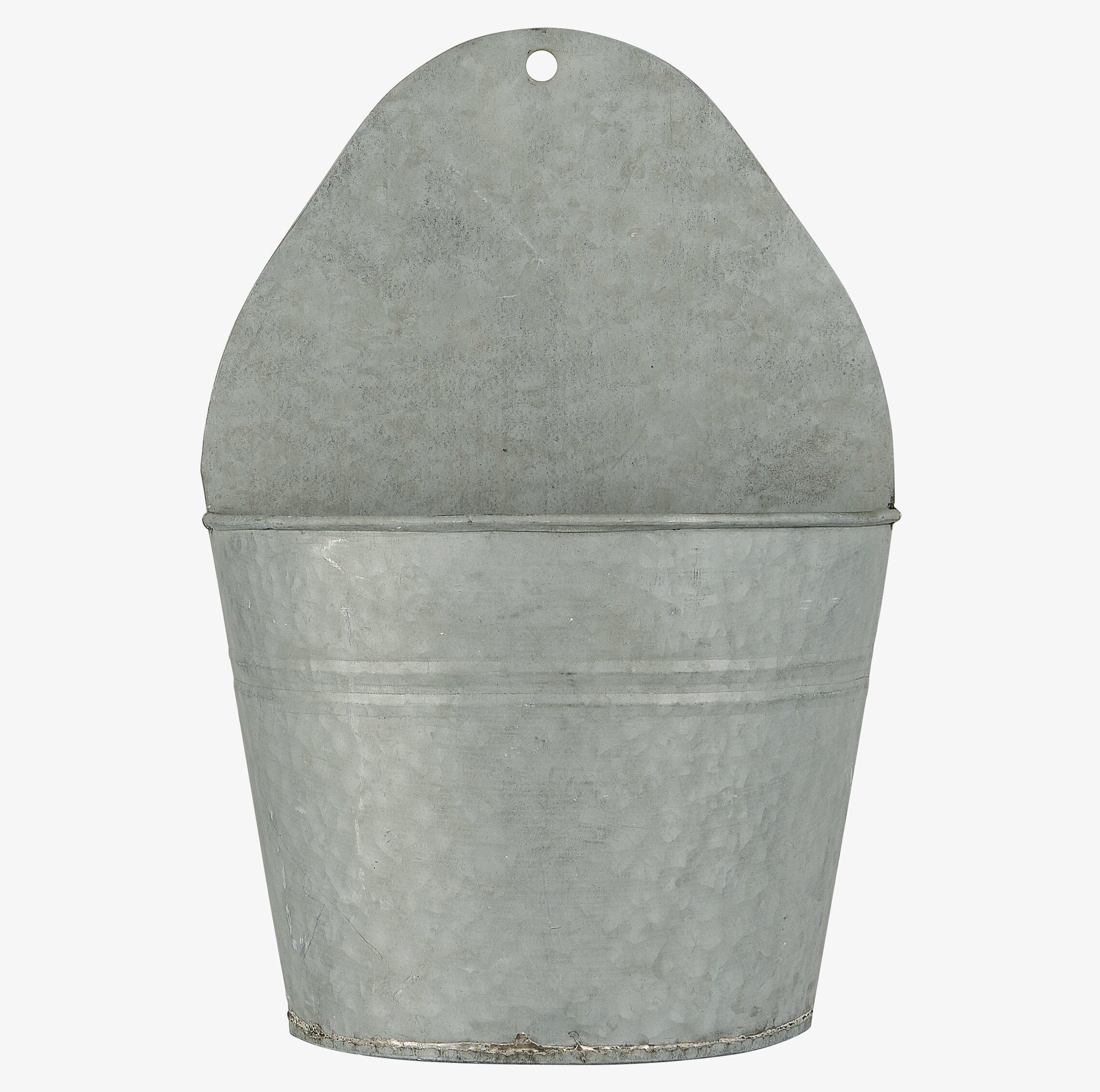 Bild av rustik väggkruka i zink för inomhus/utomhus