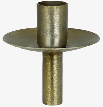 Bild av elegant ljushållare i mässing för flaskor