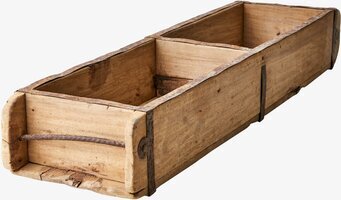 Bild av vintage tegelstensform med dubbel avdelning