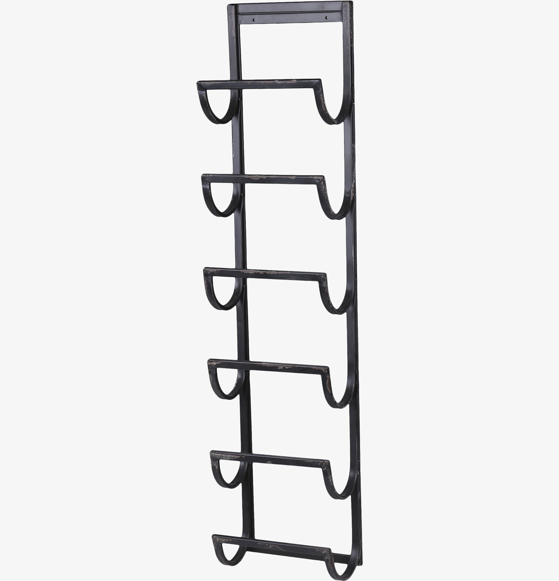 Vinställ Antiksvart Vägg från Chic Antique, sex flaskor