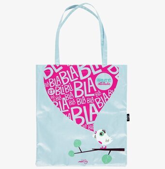 Bild av en färgglad shoppingväska med unik design