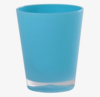 Bild av stilrent turkost glas med elegant design