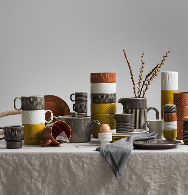 Sagaform Coffee & More Kaffemugg Terrakotta i dukning