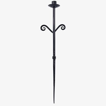 Bild av elegant väggmonterad ljusstake i metall