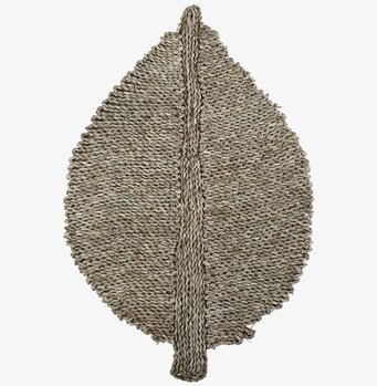 Bild av dekorativ sjögräsmatta med naturligt tema