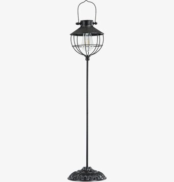 Foto av elegant solcellsdriven lampa för utomhusbruk