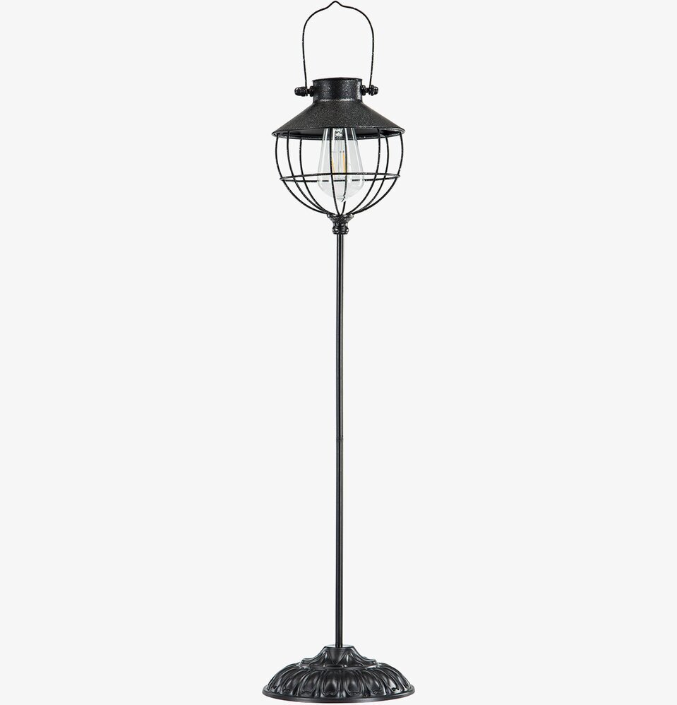 Lampa Solcell LED Fot Rund från A Lot Decoration i fokus